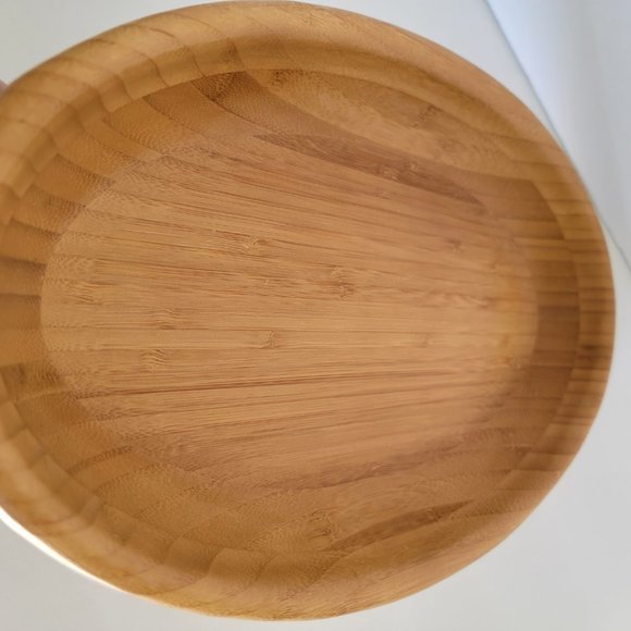 Totally‎ Bamboo Oval Wooden Serving Bowl Natural Bamboo Color - Picture 8 of 12